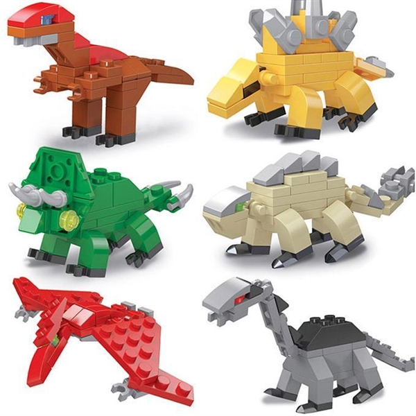 KIBTOY™ Mini Dinosaurs Blocks Gachapon Capsule Toys view 2