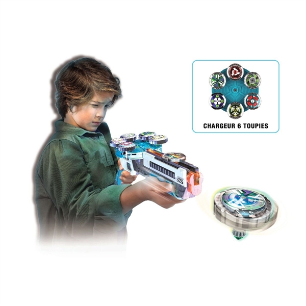 KIBTOY™ Crazy Spinning Top Launcher view 2