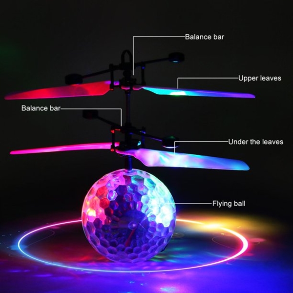 KIBTOY™ LED Flying Disc Ball view 2