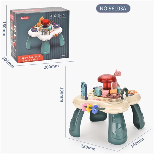 Animal Mini Electric Light Music Hand Drum Multi-Function Game Table view 2