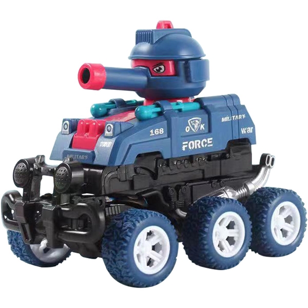 KIBTOY™ 2 in 1 Inertial Tank Car Toy view 2