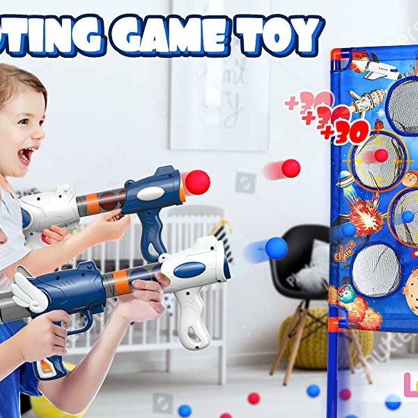 KIBTOY™ Toy Gun with foam balls view 2