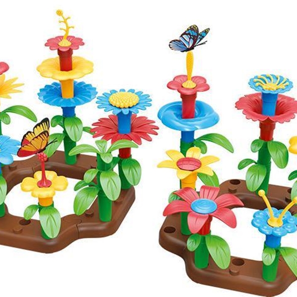 KIBTOY Flower Garden Building Toys