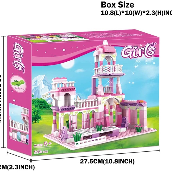 KIBTOY™ Princess Castle Building Blocks view 2