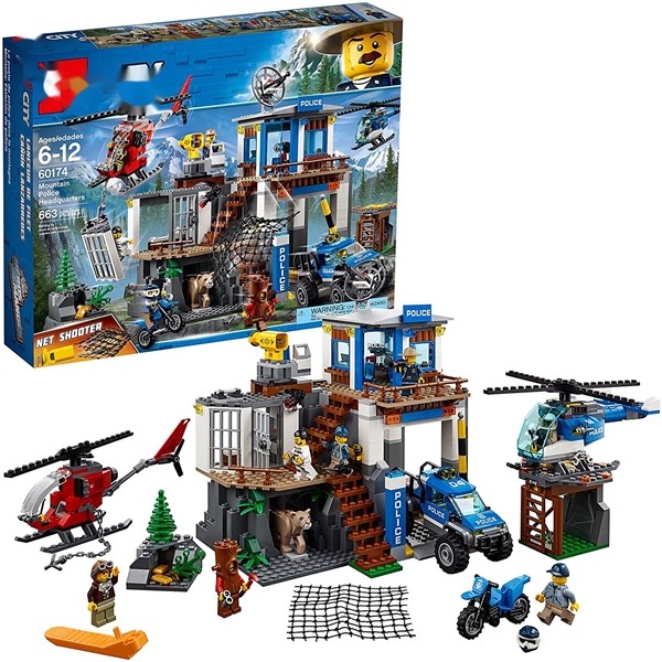 KIBTOY™ Mountain Police Headquarter