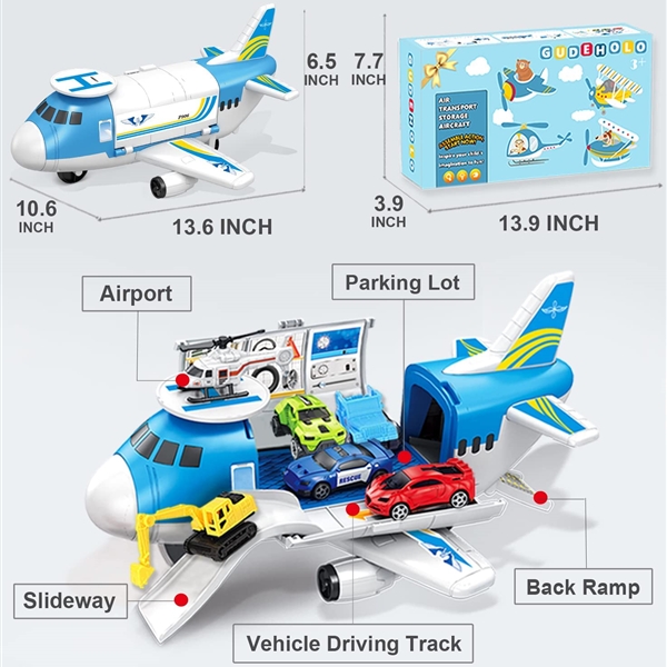 KIBTOY™ Transport Cargo Plane 