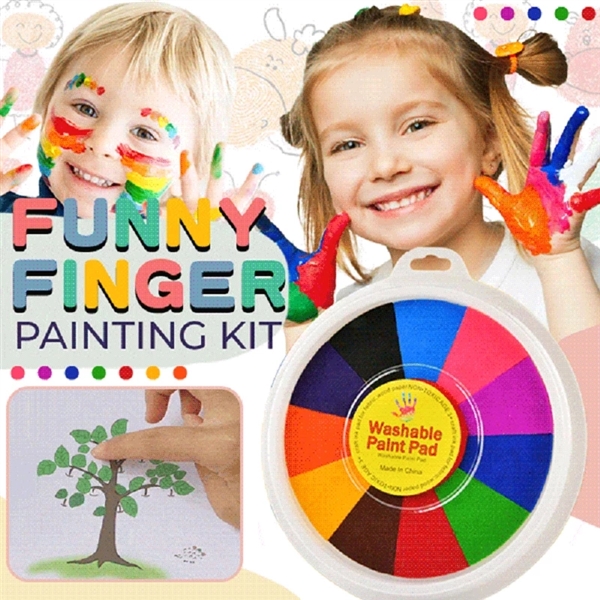 KIBTOY™ Funny Finger Painting Kit view 2