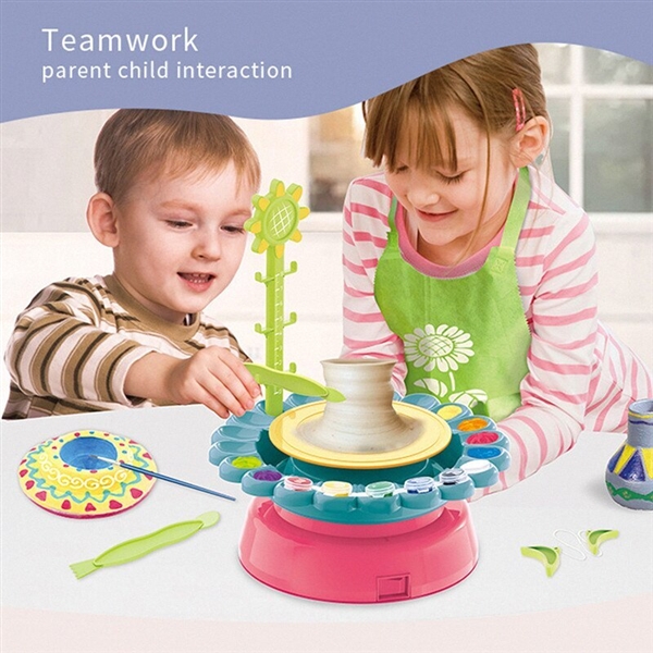 KIBTOY™ DIY Pottery Machine  for Kids view 2