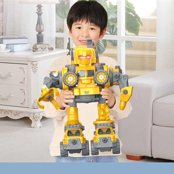 KIBTOY™ Take Apart Robot Toy Vehicle Set view 2