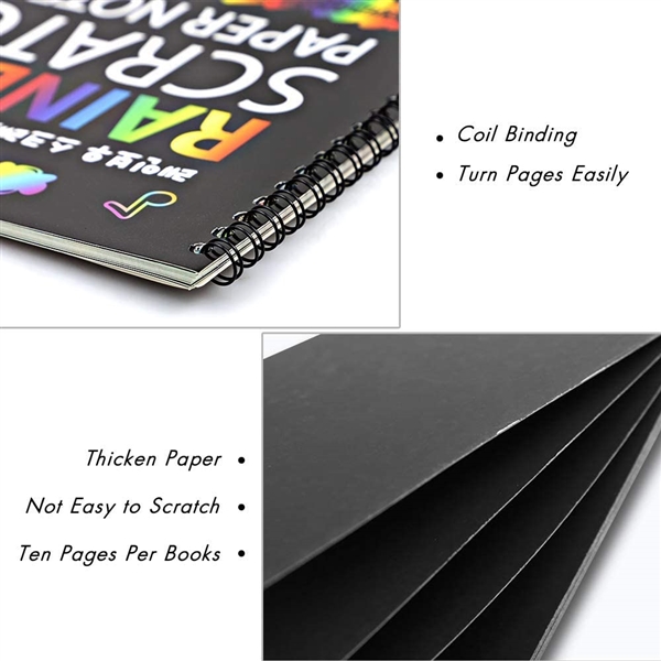 KIBTOY™ Scratch Arts Drawing Notebook  view 2