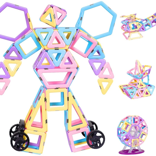 Hot Selling Magnetic Building Blocks for Kids Magnetic Tiles 3D Magnetic Good products Toys view 2