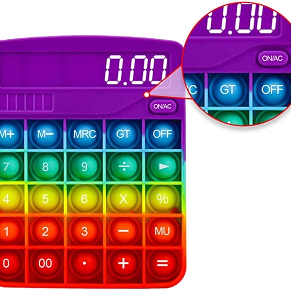 KIBTOY™ Push Pop Bubble Toy Calculator  view 2