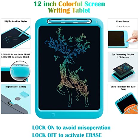 Child Electronic Writing & Drawing Tablet for Kids view 2