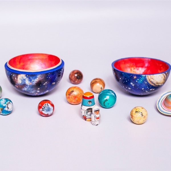 KIBTOY™ Resin Version Solar System Learning Set view 2
