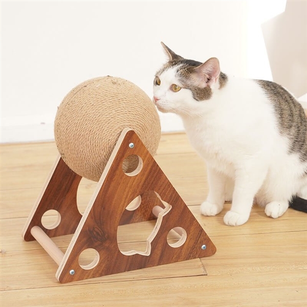 KIBTOY™ Cat Scratching Ball Post view 2