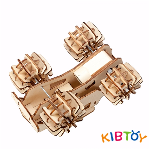 KIBTOY™Woonden 3D Puzzles Car Craft Kits Toys for Kids&Adults view 2
