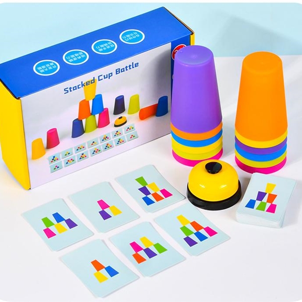 KIBTOY™  Quick Cup Stacking Game  view 2