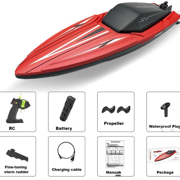 KIBTOY™ RC High-Speed Boat view 2