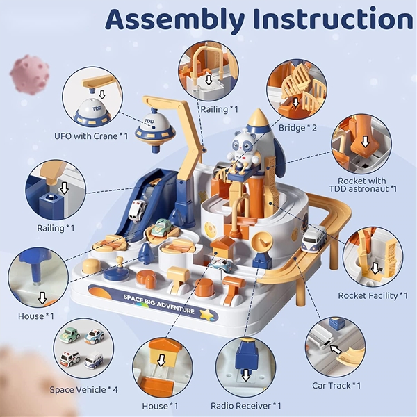 KIBTOY™ Space Car Toy Game view 2