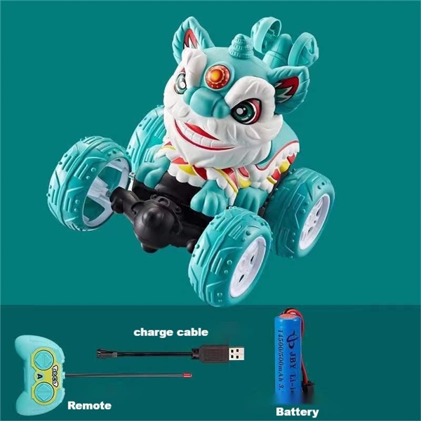 KIBTOY™ Dancing Lion Toy Car view 2