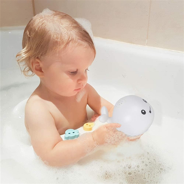 Whale Bath Toy with LED Light