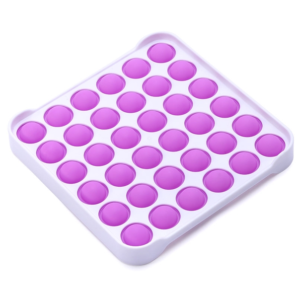 Hard Shell Pop It Bubble Fidget Toys with Pop Sound for ADHD Adults Teens Kids Stress Relief (Circle and Square) view 2