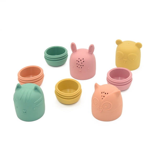 Silicone Best Baby Bath Toys (set of 4) | Kibtoy view 2
