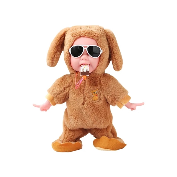 Ice Cream Dancing Singing Crying Walking Baby Girl Electric Plush Doll Baby KIBTOY view 2