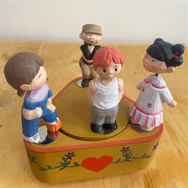 Wooden Music Box - Scum Boy Music Box and Scum Girl Music Box view 2
