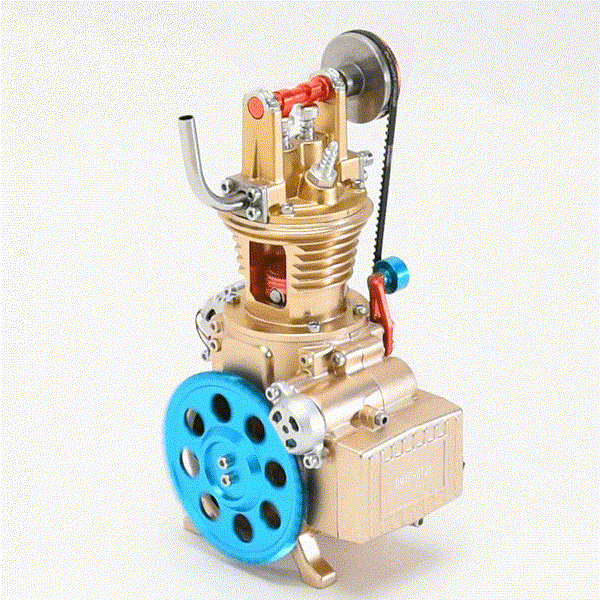 Teching DM117 Scale Model Engine Cylinder Full Aluminium Craftsmen Car Engine Kit,High Challenge Assembled Model Collection,MECHANICAL MODEL