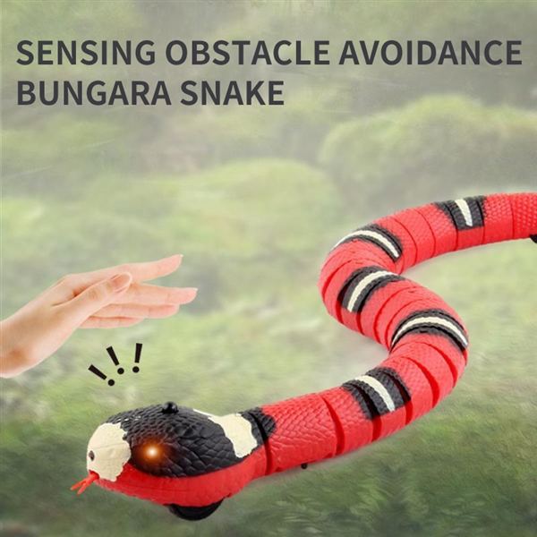 Automatic Cat Toys dog toys  Interactive Smart Sensing Snake TeaseToys for Cats USB Charging Cat Accessories for Pet Cats Game Play To view 2