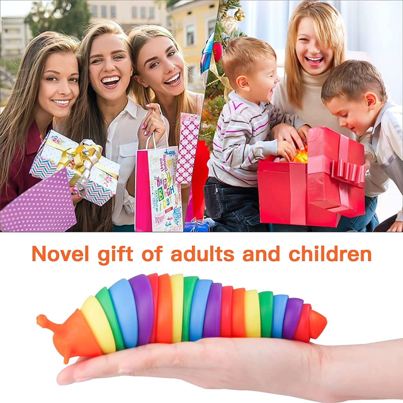 Kibtoy Fidget Slug Toy Kibtoy Fidget Slug Toy