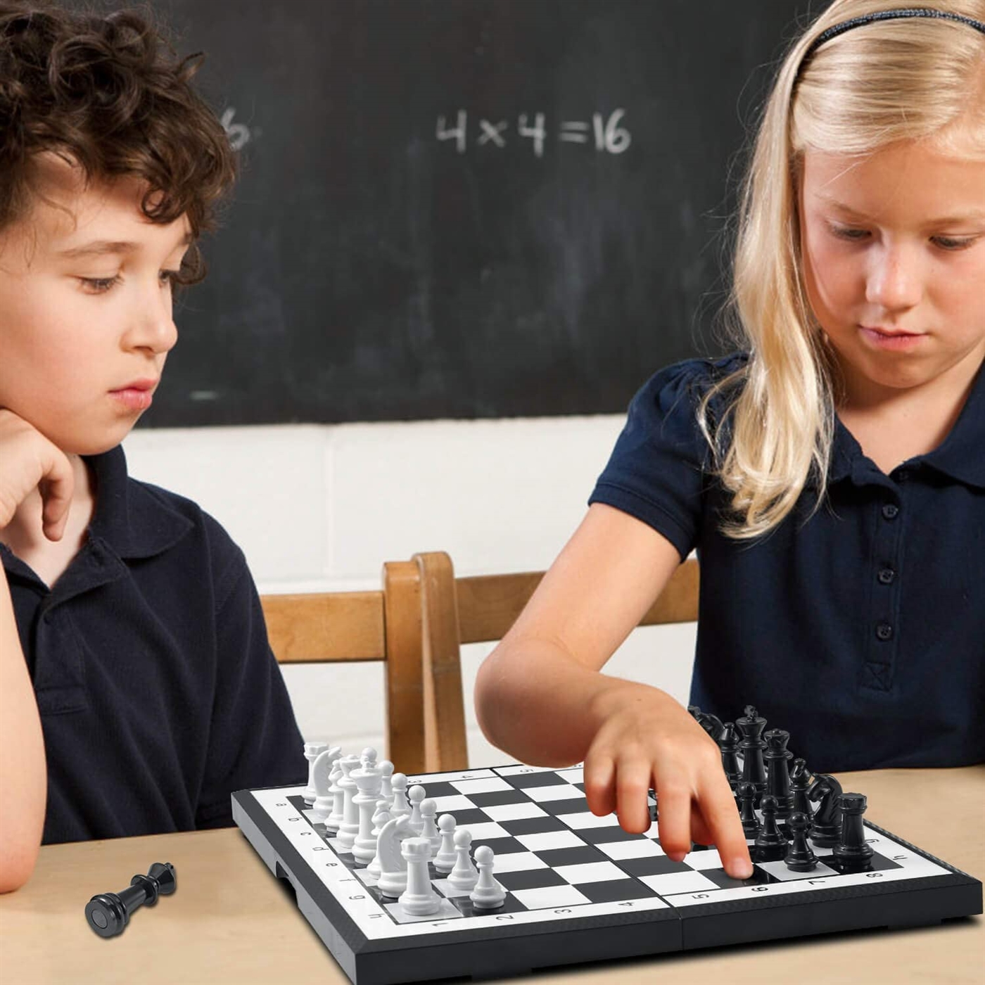 Kibtoy Magnetic Chess Set an educational game set for travelling