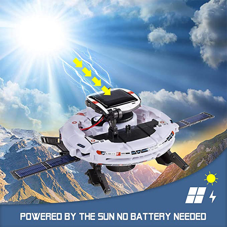 Kibtoy 6-in-1 Space Solar Robot Kit