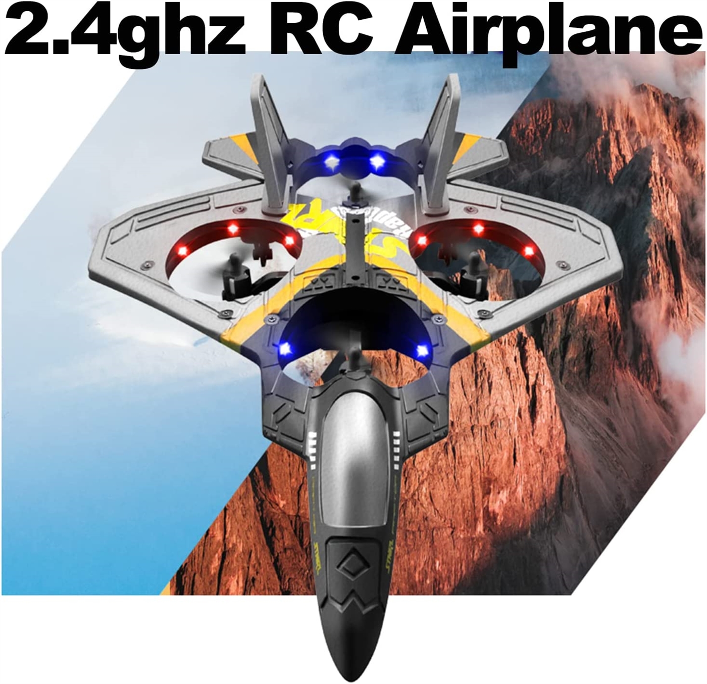 Kibtoy flying toy, 4-motor stunt RC fighter Kibtoy flying toy, 4-motor stunt RC fighter