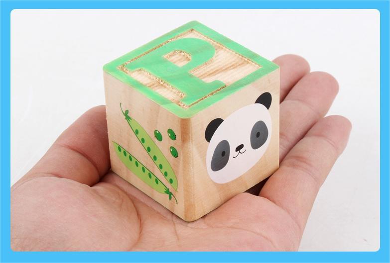 Kibtoy Wooden Learning Block Set Kibtoy Wooden Learning Block Set