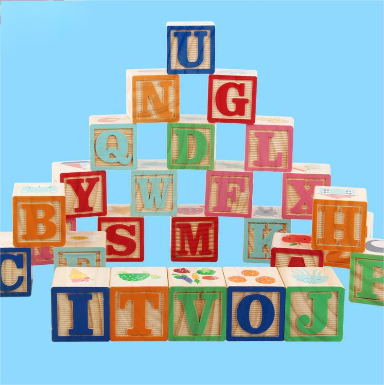 Kibtoy Wooden Learning Block Set Kibtoy Wooden Learning Block Set