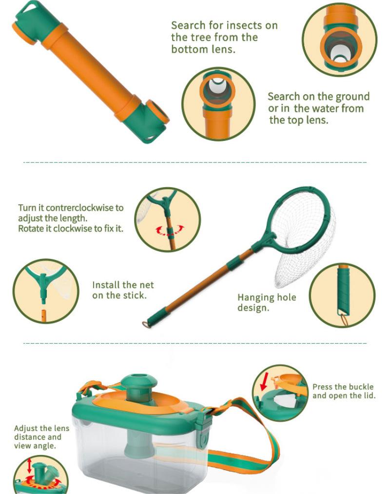 Kibtoy outdoor explorer kit, ideal for children to explore nature