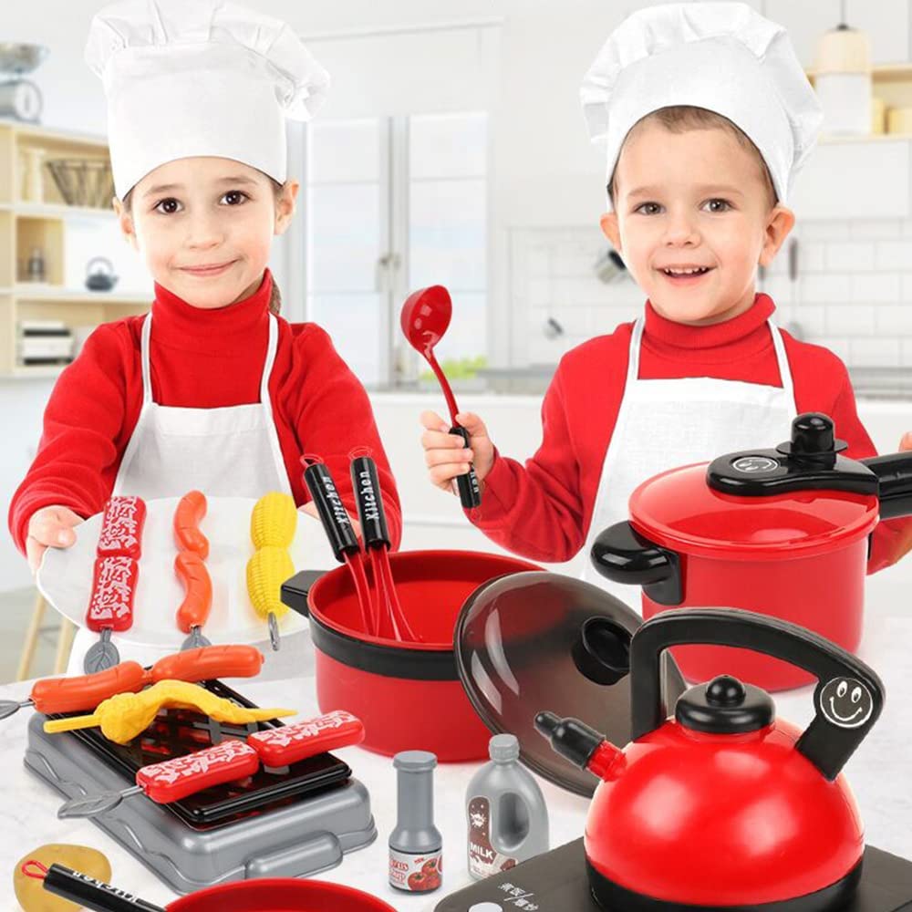 Kids Kitchen Playset, ideal for thiclren to play safe, learn knowledge and practive life sklls Kids Kitchen Playset, ideal for thiclren to play safe, learn knowledge and practive life sklls