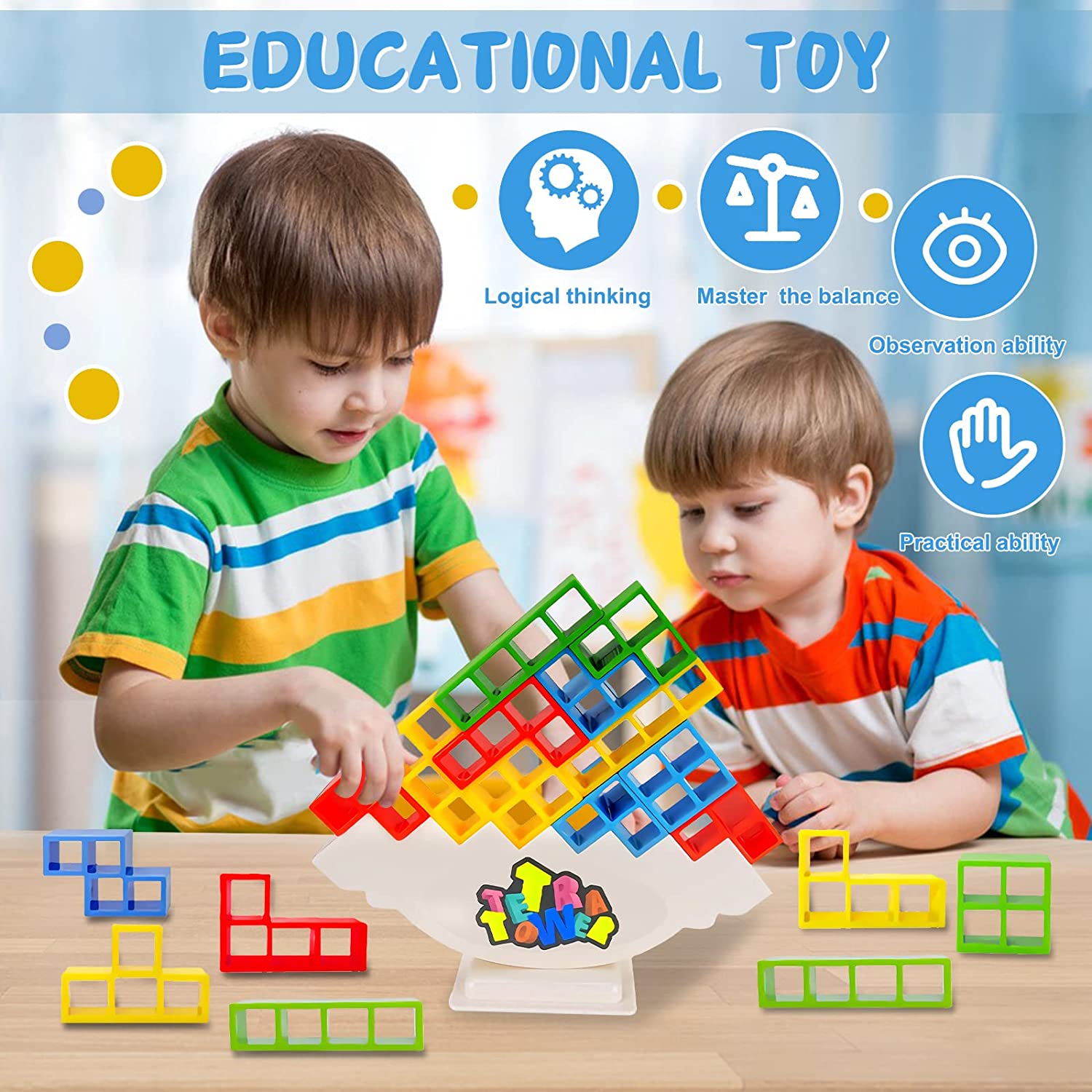 Stacking Tetra Tower for Kibtoy Stacking Tetra Tower for Kibtoy