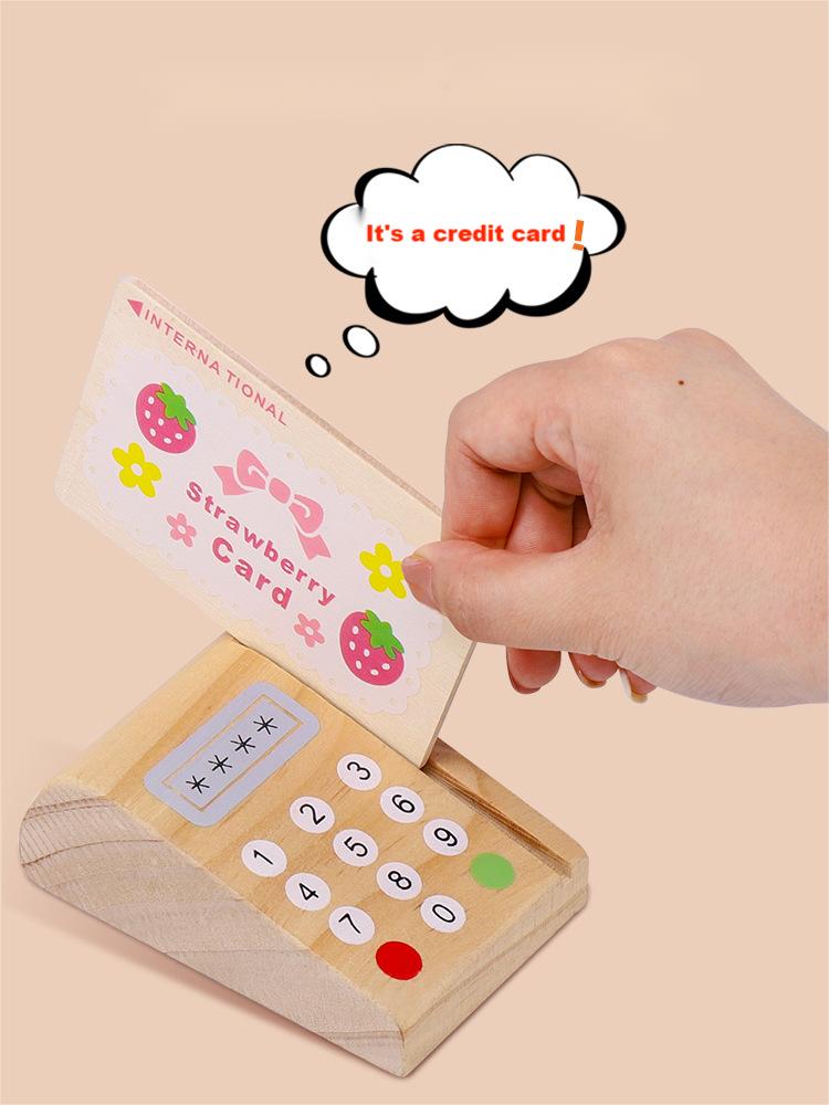 Kibtoy Wooden Cash Register toy