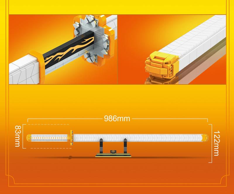 Kibtoy Building Blocks of Zangetsu Sword Kibtoy Building Blocks of Zangetsu Sword