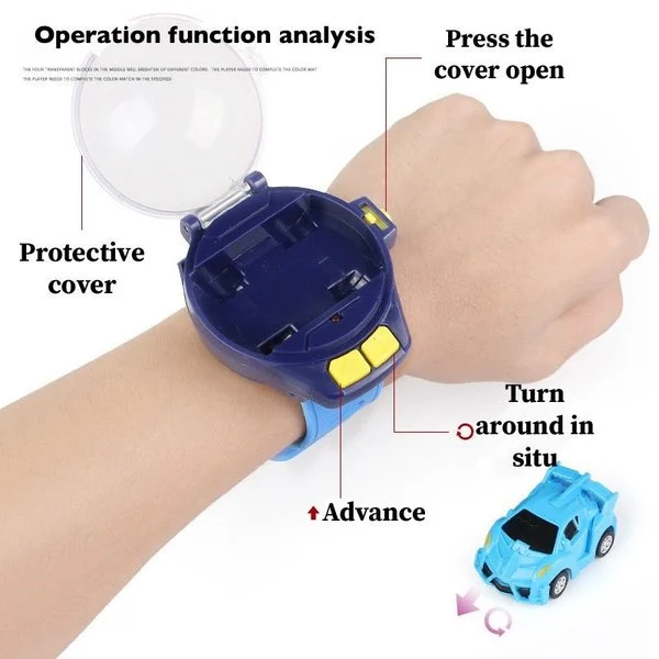 Kibtoy Watch RC Toy Car, mini toy can Kibtoy Watch RC Toy Car, mini toy can