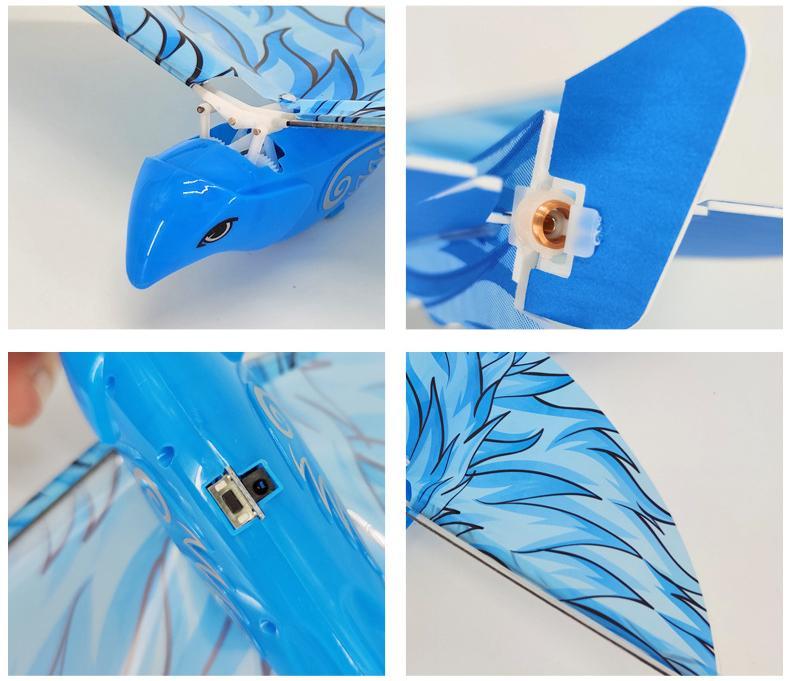 Kibtoy RC Flying Bird, outdoor flying toy