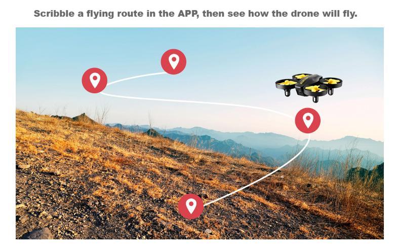Kibtoy Mini-drone with cameras aerial photography 