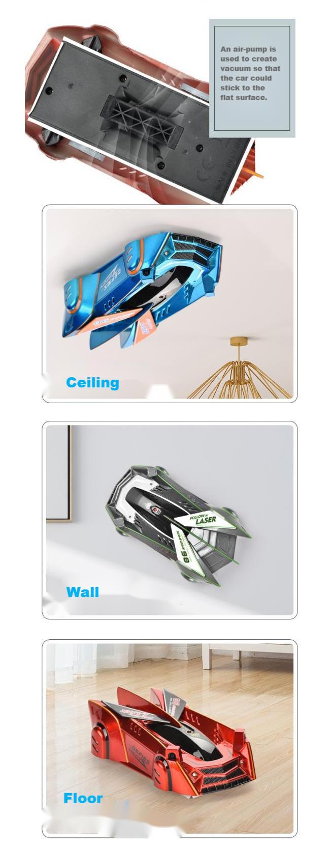 Kibtoy Wall-climbing Car toy RC Stunt Car