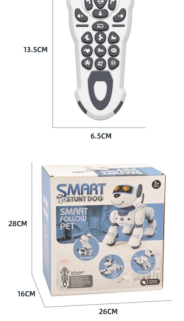 Kibtoy Smart Robot Dog, AI RC robot dog, can sing, dance, walk and other stunts Kibtoy Smart Robot Dog, AI RC robot dog, can sing, dance, walk and other stunts