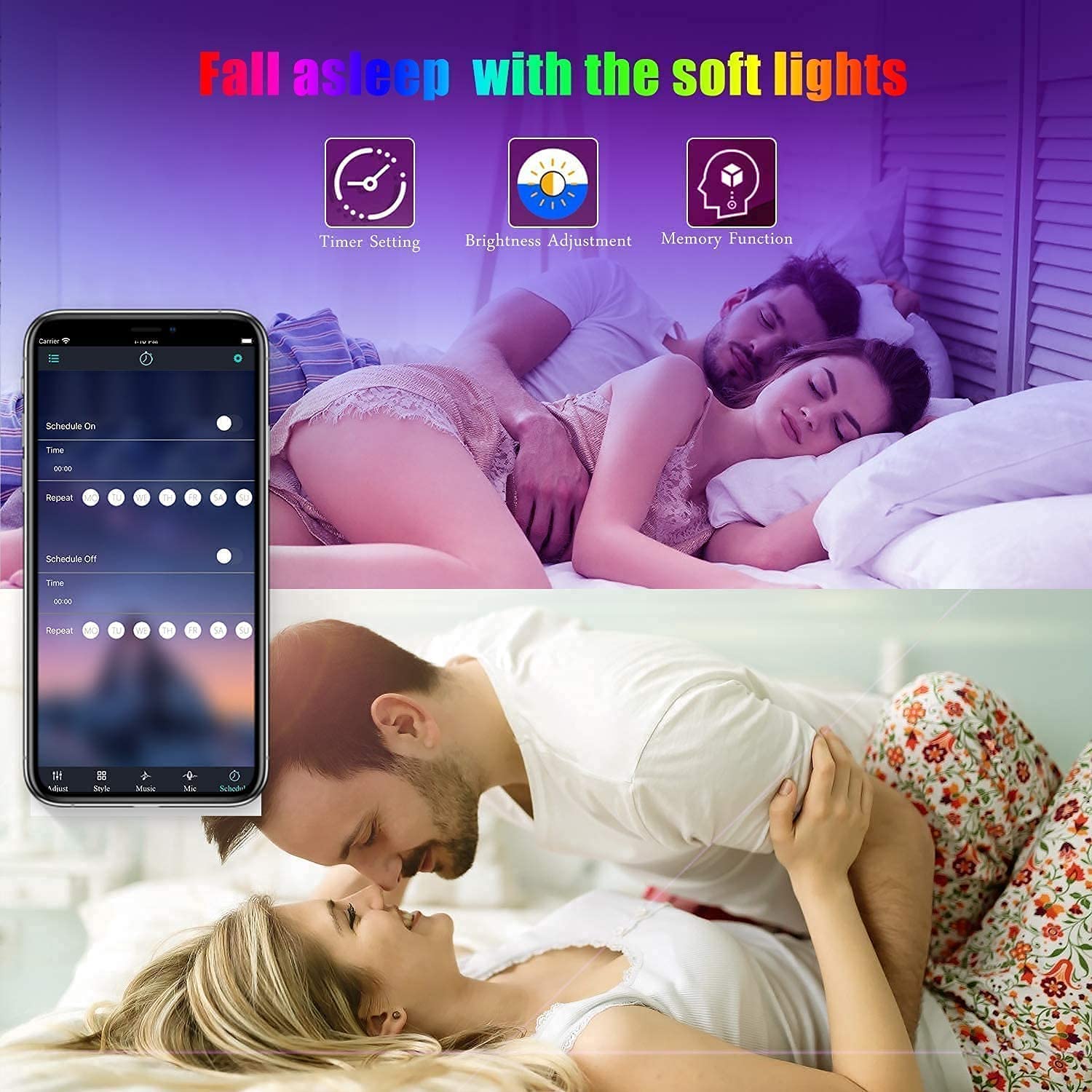 Kibtoy LED Strip Lights Syn with Music