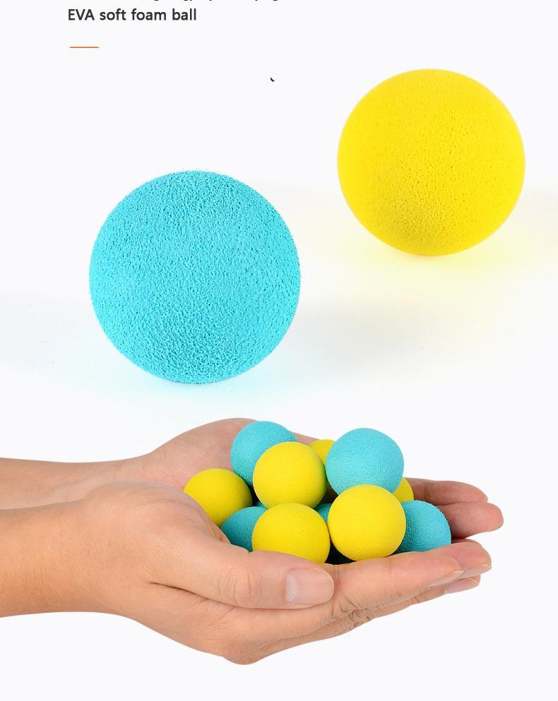 Kibtoy air-popper gun shooting game with soft balls 