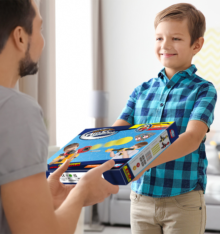 Kibtoy air-popper gun shooting game with soft balls 